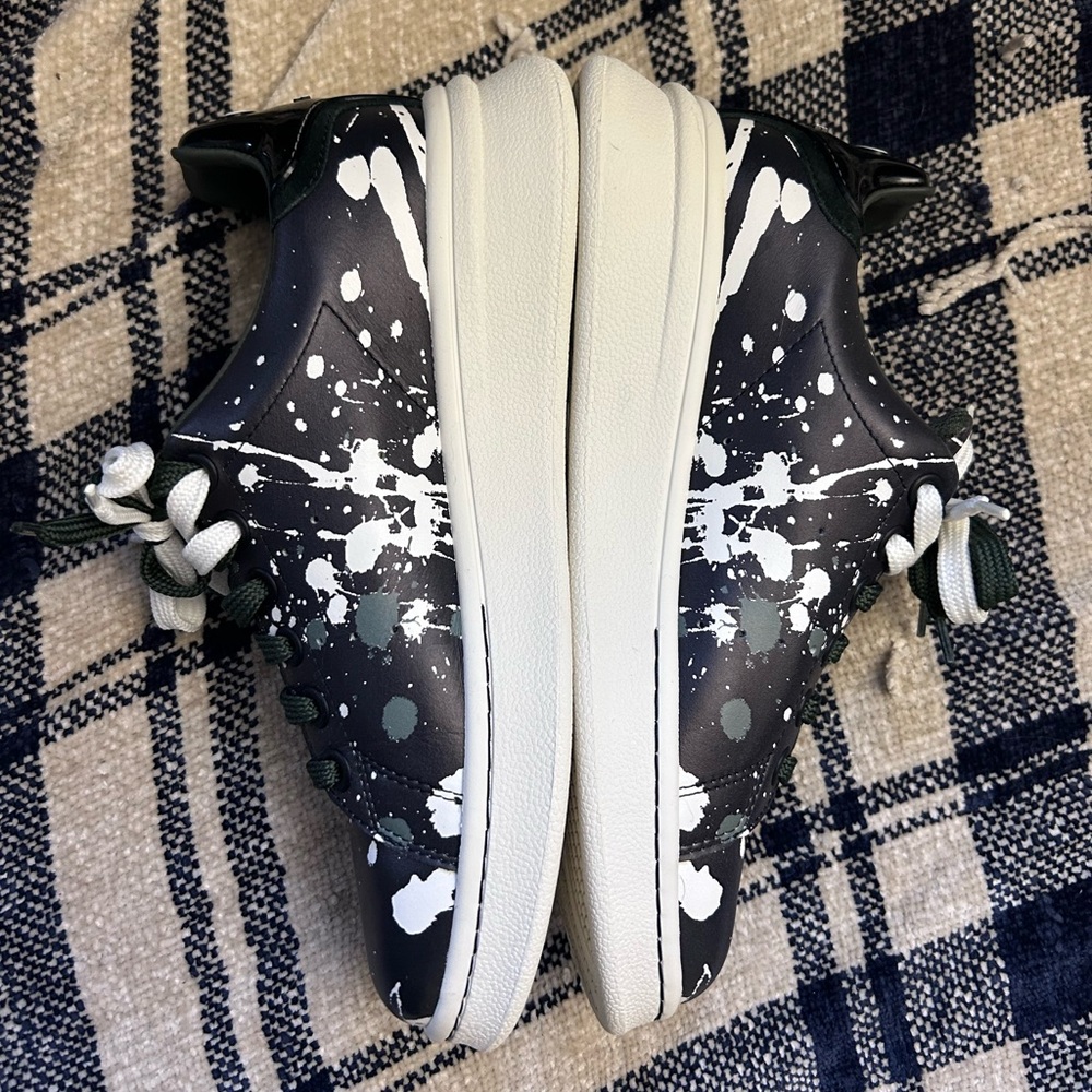 The Paint Splatter Tennis Sneakers in Black by Marc Jacobs - Excellent Condition - Picture 11 of 16